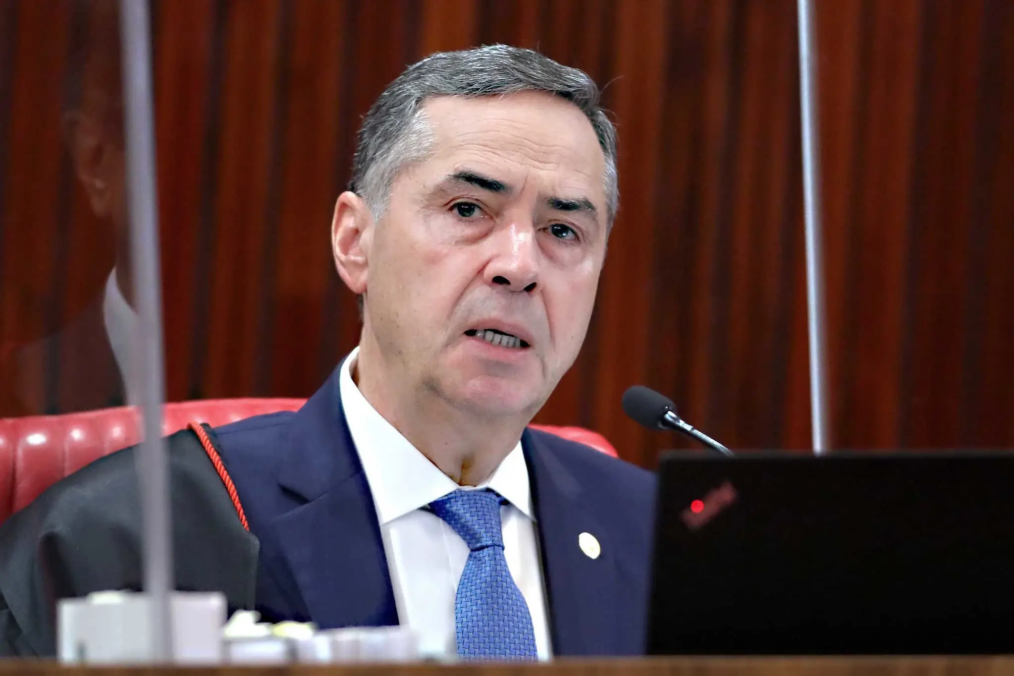 Ministro Luís Roberto Barroso, relator da Resolução nº 23.670, que regulamenta a federação partidária.