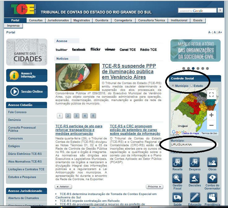 TCE/RS