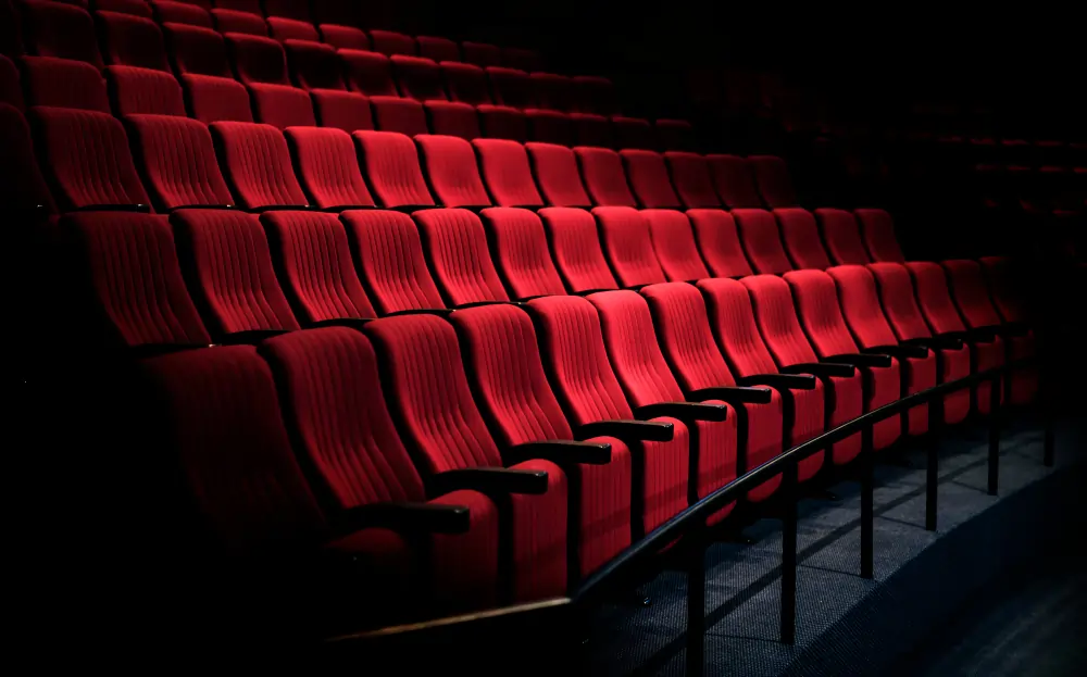 Sala de cinema vazia