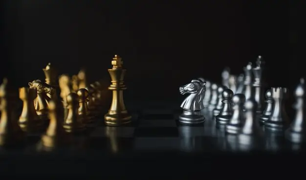 Tabuleiro de xadrez. Texto: O que você tem a ver com a política?