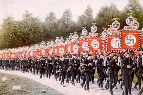 Fotografia referente ao nazismo.