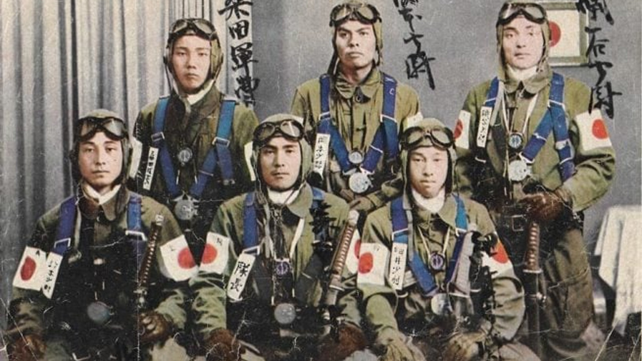 Soldados Kamikazes do Japão na segunda guerra mundial.