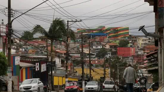Foto do bairro Capão Redondo em São Paulo.